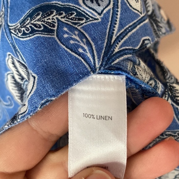 J Jill linen floral top - Picture 5 of 6